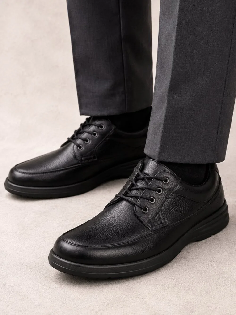 Nunn Bush Cam Moc Toe Oxford Black Leather Comfort Dress Shoe Men’s 12